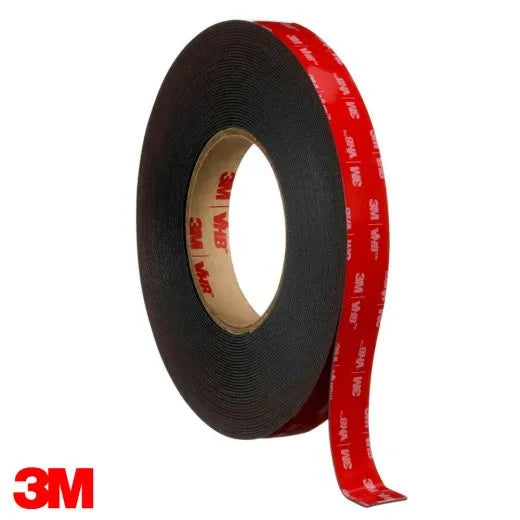 3M 5925F VHB Tape Black 19mm x 0.6mm x 33m 5925F 19MM X 33M