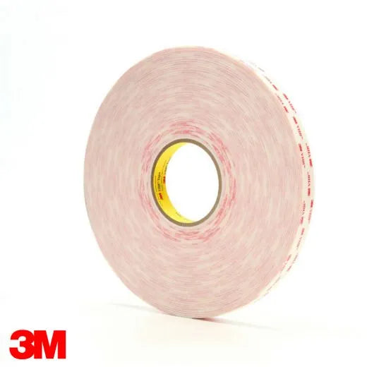 3M 4932P VHB Tape White 12mm x 0.6mm x 33m 493212