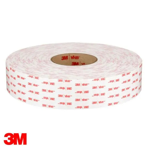 3M 4912F VHB Tape White 25mm x 2mm x1 6.5m 4912F25