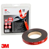 3M 5962 VHB Tape Short Roll Black 19mm x 1.6mm x 8m 5962F19ST