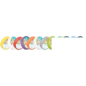 Advance AT7 PVC Tape White 25mmx33m - Indigo Supplies Ltd