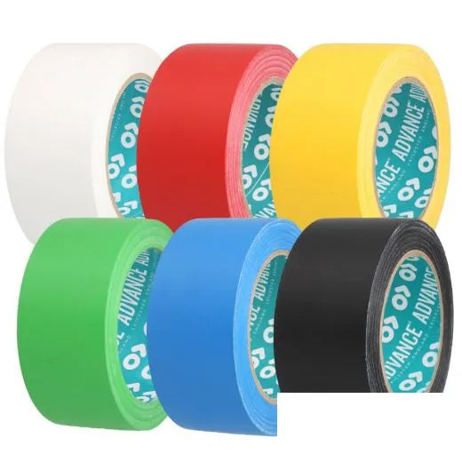 Advance AT8 PVC Floor Marking Tape Black 50mmx33m