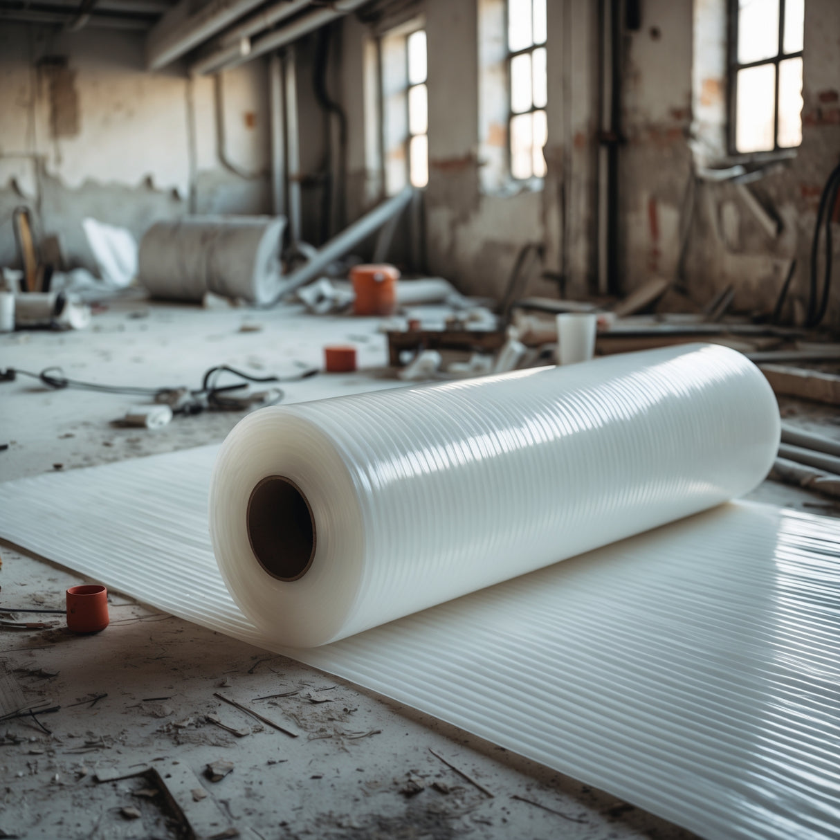 white fire flame retardant correx antinox roll floor protection board